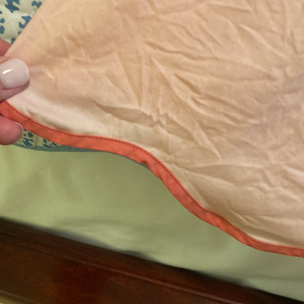 EUC Lake garden dress in peach size large - Picture 6 of 7